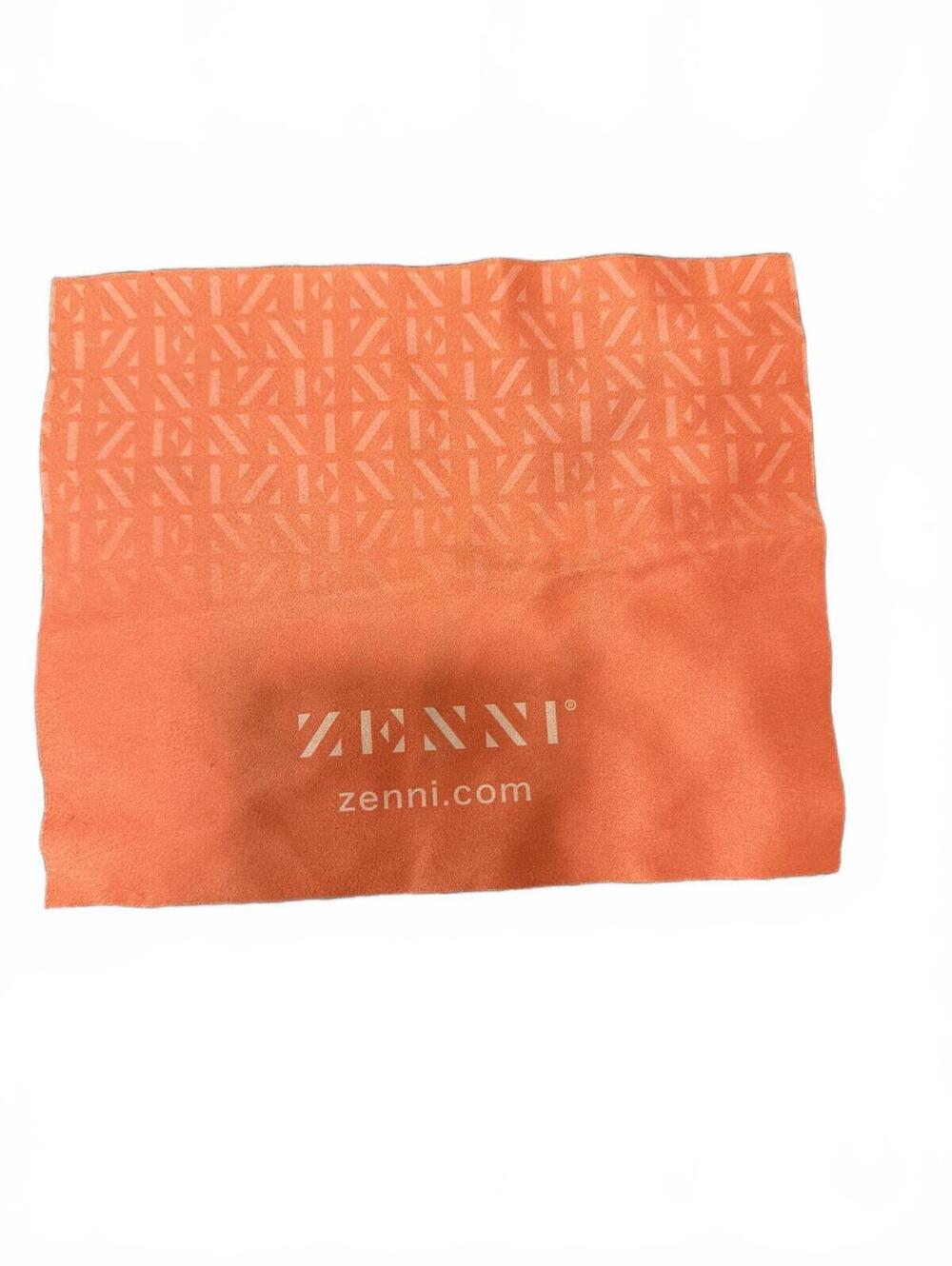 Zenni Orange Eyeglasses Cleaning Cloth